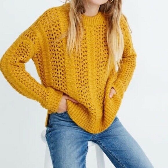 Madewell Sweaters - Madewell Windemere Pointelle Pullover Sweater